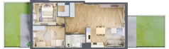 3 pokoje, mieszkanie 70,73 m², parter, oferta nr P9.02.0.55, Osiedle Poematu, Warszawa, Wawer, Falenica, ul. Poematu