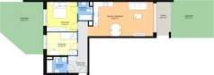 3 pokoje, mieszkanie 72,94 m², parter, oferta nr B2.0.1, ATAL Symbioza, Gdynia, Cisowa, ul. Kcyńska
