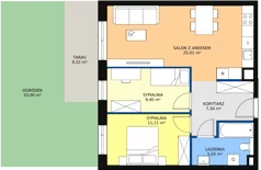 3 pokoje, mieszkanie 58,69 m², parter, oferta nr 3J.0.361, Ogrody Geyera Apartamenty, Łódź, Śródmieście, ul. Piotrkowska 293/305