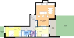 3 pokoje, mieszkanie 84,40 m², piętro 3, oferta nr F.2.3.01, ATAL SKY+, Katowice, Wełnowiec-Józefowiec, Wełnowiec, al. Wojciecha Korfantego 85-89