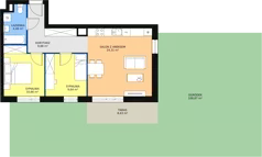 3 pokoje, mieszkanie 58,99 m², piętro 1, oferta nr B2-K1-1-4, Żerniki Na Novo, Wrocław, Żerniki, ul. Maxa Berga