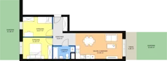 3 pokoje, mieszkanie 57,68 m², parter, oferta nr B5-K2-0-3, Żerniki Na Novo, Wrocław, Żerniki, ul. Maxa Berga