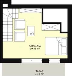 3 pokoje, mieszkanie 88,03 m², piętro 4, oferta nr 2D-4-3, Naramowice Odnova, Poznań, Naramowice, ul. Bielicowa
