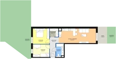 3 pokoje, mieszkanie 58,35 m², parter, oferta nr 6E-0-1, Naramowice Odnova II, Poznań, Naramowice, ul. Bielicowa