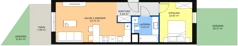 2 pokoje, mieszkanie 44,08 m², parter, oferta nr 7C-0-1, Naramowice Odnova II, Poznań, Naramowice, ul. Bielicowa