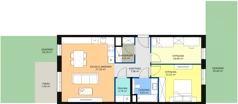 3 pokoje, mieszkanie 68,78 m², parter, oferta nr 7E-0-1, Naramowice Odnova II, Poznań, Naramowice, ul. Bielicowa