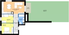 3 pokoje, mieszkanie 56,00 m², piętro 1, oferta nr B6-K3-1-6, Żerniki Na Novo II, Wrocław, Żerniki, ul. Maxa Berga