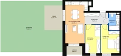 3 pokoje, mieszkanie 59,14 m², piętro 1, oferta nr B7A-K1-1-10, Żerniki Na Novo II, Wrocław, Żerniki, ul. Maxa Berga