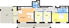 4 pokoje, mieszkanie 91,83 m², piętro 7, oferta nr H2-D-7-2, Heyki City ATAL, Szczecin, Prawobrzeże, Międzyodrze, ul. Leona Heyki
