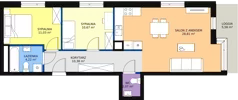 3 pokoje, mieszkanie 67,18 m², piętro 4, oferta nr D1.3.4.1, Nowy Targówek VI, Warszawa, Targówek, Targówek Mieszkaniowy, ul. Płosa 8