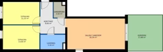 3 pokoje, mieszkanie 68,90 m², parter, oferta nr A-K1-0-1, Na Opoczyńskiej, Wrocław, Leśnica, Fabryczna, ul. Opoczyńska