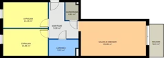 3 pokoje, mieszkanie 71,17 m², piętro 1, oferta nr A-K2-1-1, Na Opoczyńskiej, Wrocław, Leśnica, Fabryczna, ul. Opoczyńska