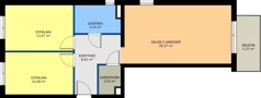 3 pokoje, mieszkanie 68,76 m², piętro 1, oferta nr A-K2-1-3, Na Opoczyńskiej, Wrocław, Leśnica, Fabryczna, ul. Opoczyńska