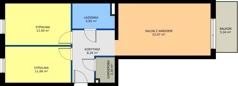 3 pokoje, mieszkanie 64,99 m², piętro 2, oferta nr E-K1-2-3, Na Opoczyńskiej, Wrocław, Leśnica, Fabryczna, ul. Opoczyńska