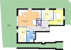 4 pokoje, apartament 76,08 m², parter, oferta nr A1_1, ATAL Zawiślańska Wille Miejskie, Gdańsk, Stogi, ul. Zawiślańska
