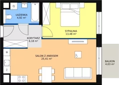 2 pokoje, mieszkanie 49,57 m², parter, oferta nr M3.0.160, Modern Helenów, Łódź, Bałuty, Helenów, ul. Smugowa 10/12