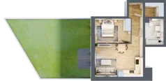 2 pokoje, mieszkanie 44,09 m², parter, oferta nr B5-K1-0-4, ATAL Strachowicka II, Wrocław, Żerniki, Fabryczna, ul. Strachowicka