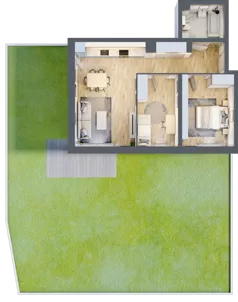 3 pokoje, mieszkanie 58,29 m², piętro 1, oferta nr B7-K1-1-5, ATAL Strachowicka II, Wrocław, Żerniki, Fabryczna, ul. Strachowicka