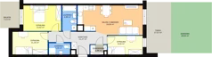 4 pokoje, mieszkanie 82,57 m², parter, oferta nr A1.2_0_1, Nowe Miasto Polesie IV, Łódź, Polesie, Lublinek-Pienista, ul. Pienista
