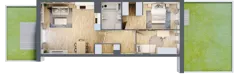 3 pokoje, mieszkanie 62,57 m², parter, oferta nr B10-K2-0-1, Żerniki Na Novo III, Wrocław, Żerniki, ul. Maxa Berga