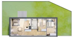 3 pokoje, mieszkanie 63,72 m², parter, oferta nr B10-K1-0-1, Żerniki Na Novo III, Wrocław, Żerniki, ul. Maxa Berga