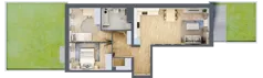 3 pokoje, mieszkanie 60,51 m², piętro 2, oferta nr B11-K2-2-3, Żerniki Na Novo III, Wrocław, Żerniki, ul. Maxa Berga