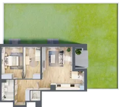 3 pokoje, mieszkanie 64,70 m², parter, oferta nr B12-K2-0-2, Żerniki Na Novo III, Wrocław, Żerniki, ul. Maxa Berga