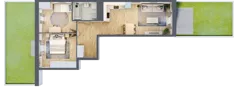 3 pokoje, mieszkanie 56,58 m², piętro 2, oferta nr B9-K4-2-4, Żerniki Na Novo III, Wrocław, Żerniki, ul. Maxa Berga