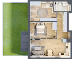 3 pokoje, mieszkanie 70,44 m², parter, oferta nr S1.A.0.2, ATAL Idea Swarzędz II, Swarzędz, ul. Tabaki