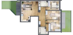 4 pokoje, mieszkanie 100,22 m², parter, oferta nr S1.D.0.1, ATAL Idea Swarzędz II, Swarzędz, ul. Tabaki