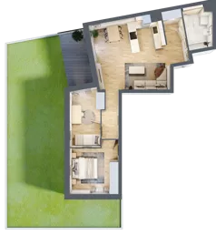 3 pokoje, mieszkanie 64,78 m², piętro 1, oferta nr S2.G.1.1, ATAL Idea Swarzędz II, Swarzędz, ul. Tabaki