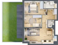 3 pokoje, mieszkanie 65,54 m², parter, oferta nr S2.H.0.2, ATAL Idea Swarzędz II, Swarzędz, ul. Tabaki