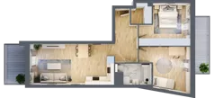 3 pokoje, mieszkanie 65,07 m², piętro 2, oferta nr S2.H.2.4, ATAL Idea Swarzędz II, Swarzędz, ul. Tabaki