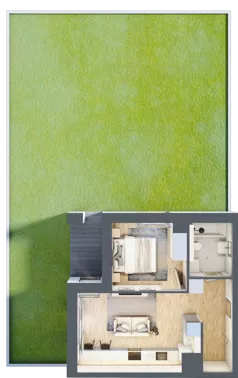 2 pokoje, mieszkanie 35,54 m², piętro 1, oferta nr 2C.1.79, Nowa Francuska IIA, Katowice, Osiedle Paderewskiego-Muchowiec, Muchowiec, ul. Szybowcowa