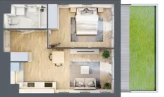 2 pokoje, mieszkanie 42,30 m², parter, oferta nr A2-0-162, Hipoteczna Park, Łódź, Bałuty, ul. Hipoteczna 7