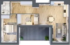3 pokoje, mieszkanie 68,48 m², piętro 5, oferta nr A2-5-199, Hipoteczna Park, Łódź, Bałuty, ul. Hipoteczna 7