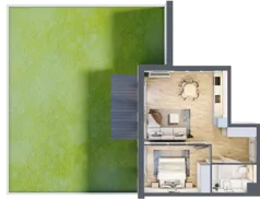 2 pokoje, mieszkanie 46,16 m², parter, oferta nr D.0.1, ATAL Parkowa, Poznań, Nowe Miasto, Osiedle Warszawskie, ul. Mogileńska
