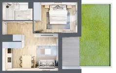 2 pokoje, mieszkanie 37,72 m², parter, oferta nr D.0.7, ATAL Parkowa, Poznań, Nowe Miasto, Osiedle Warszawskie, ul. Mogileńska