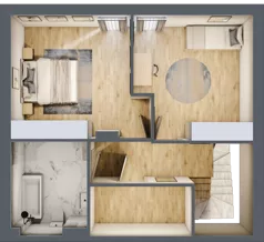 4 pokoje, mieszkanie 90,56 m², piętro 1, oferta nr 11.4, ATAL Jasieny, Gdańsk, Jasień, ul. Stężycka