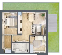 3 pokoje, mieszkanie 54,42 m², parter, oferta nr 9.2, ATAL Jasieny, Gdańsk, Jasień, ul. Stężycka