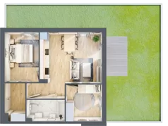 3 pokoje, mieszkanie 54,40 m², parter, oferta nr 7.2, ATAL Jasieny, Gdańsk, Jasień, ul. Stężycka
