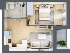 2 pokoje, mieszkanie 32,74 m², piętro 8, oferta nr 2.A63, Niebieski Bursztyn II, Reda, ul. Bosmańska