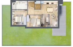 3 pokoje, mieszkanie 65,56 m², parter, oferta nr A10.0.3, Zacisze Marcelin III, Poznań, Ławica, Marcelin, ul. Leśnych Skrzatów
