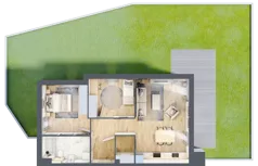 3 pokoje, mieszkanie 65,70 m², parter, oferta nr A2.0.1(N), Zacisze Marcelin III, Poznań, Ławica, Marcelin, ul. Leśnych Skrzatów