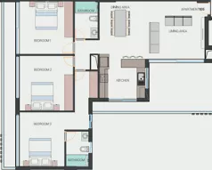 4 pokoje, apartament 111,40 m², piętro 1, oferta nr 105, City Landmark, Pafos