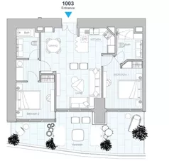 3 pokoje, apartament 156,63 m², piętro 10, oferta nr 1003, Limassol Blue Marine, Limassol