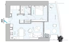 2 pokoje, apartament 104,90 m², piętro 4, oferta nr 402, Limassol Blue Marine, Limassol