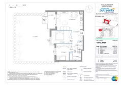 3 pokoje, mieszkanie 59,69 m², parter, oferta nr 106G/M004, Miasteczko Jutrzenki Dzielnica Hortensji - Etap 9, Warszawa, Włochy, ul. Jutrzenki 106G