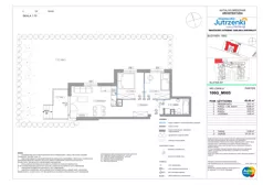 3 pokoje, mieszkanie 49,40 m², parter, oferta nr 106G/M005, Miasteczko Jutrzenki Dzielnica Hortensji - Etap 9, Warszawa, Włochy, ul. Jutrzenki 106G
