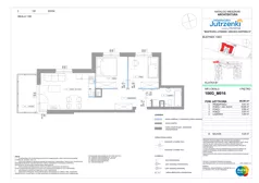 3 pokoje, mieszkanie 49,40 m², piętro 1, oferta nr 106G/M016, Miasteczko Jutrzenki Dzielnica Hortensji - Etap 9, Warszawa, Włochy, ul. Jutrzenki 106G